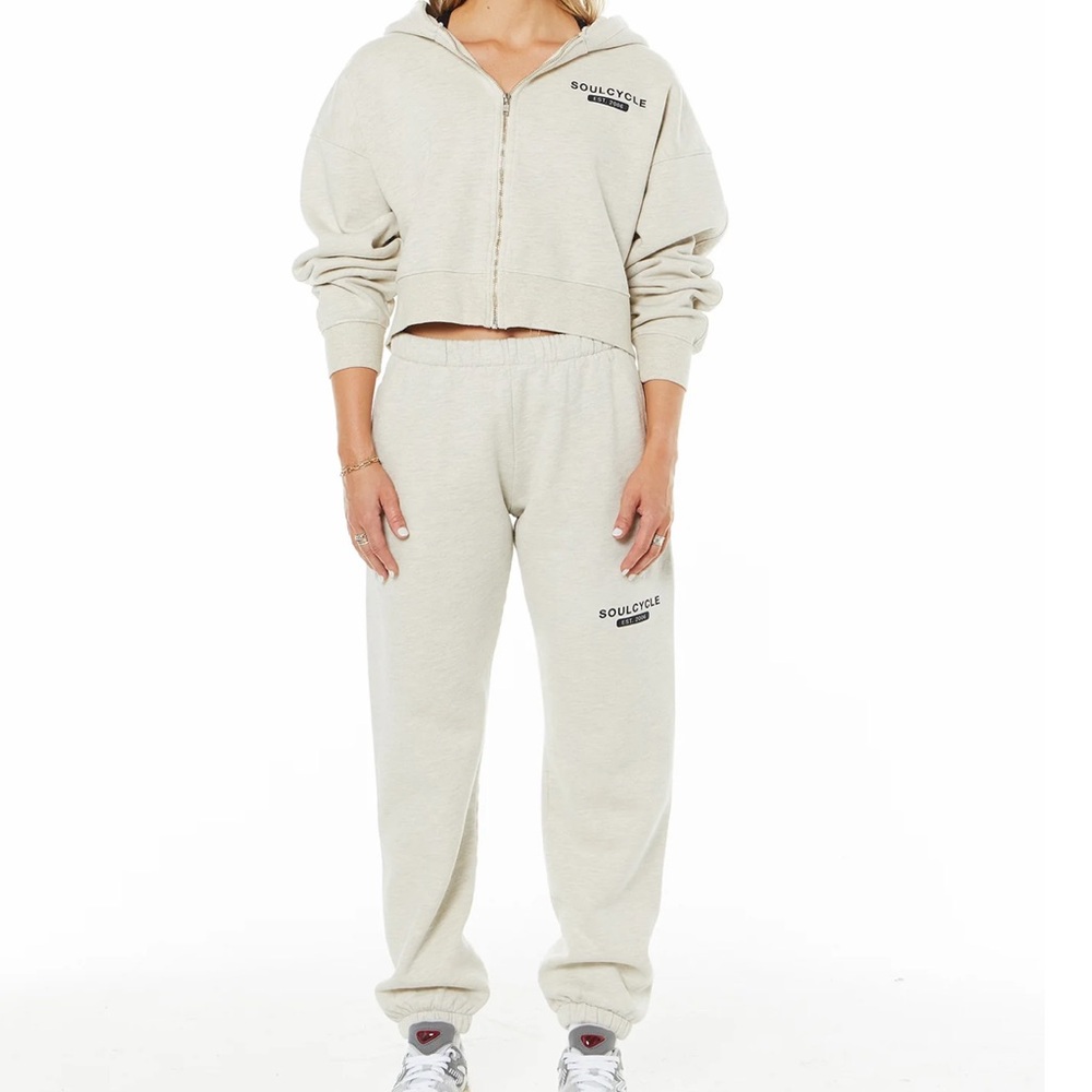 Soul Cycle Sweatpants + Hoodie Set Small